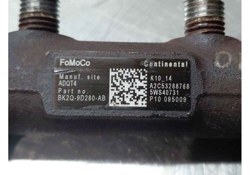 Recambio de rampa inyectora para citroën jumper iii furgoneta 2.2 hdi 130 referencia OEM IAM 9675389980  