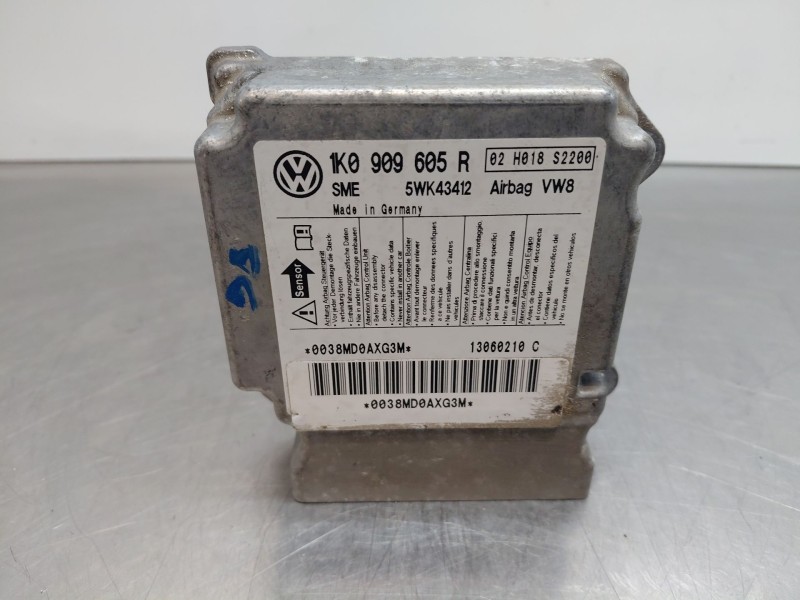 Recambio de kit airbag para volkswagen golf v (1k1) 1.9 tdi referencia OEM IAM 1K1857001J  