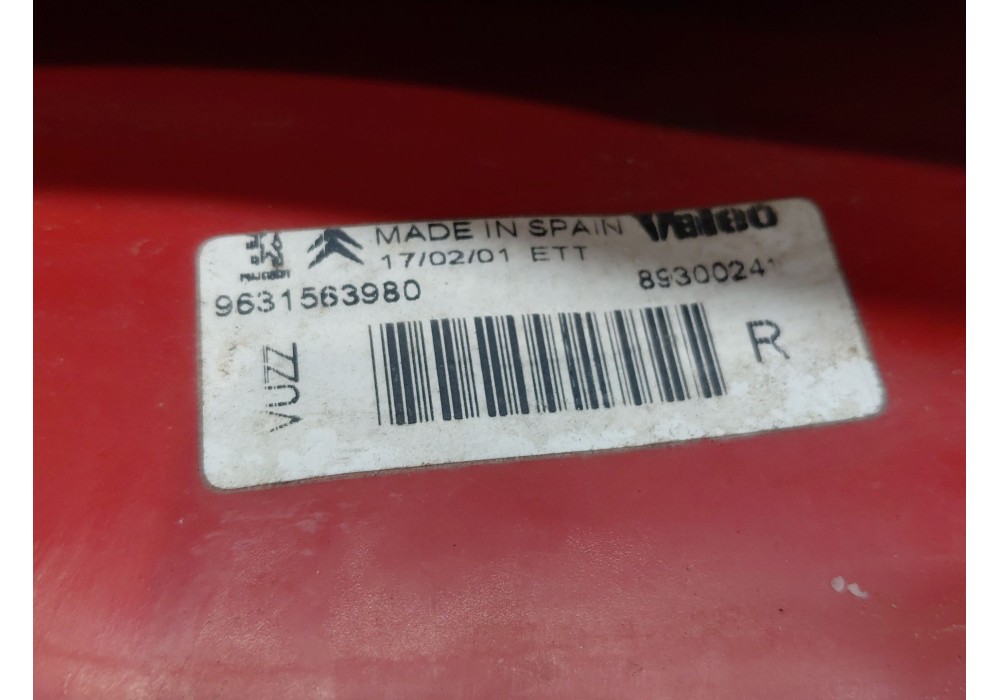 Recambio de piloto trasero derecho para citroën xsara picasso (n68) 2.0 hdi referencia OEM IAM 6351N0 9631563980 