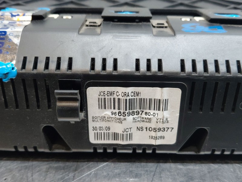Recambio de pantalla multifuncion para peugeot 308 i (4a_, 4c_) 1.6 hdi referencia OEM IAM   