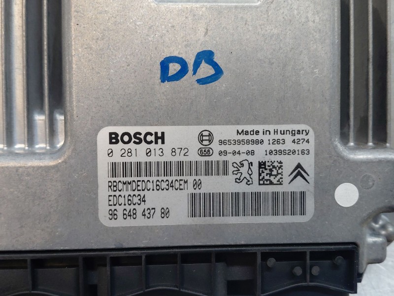 Recambio de centralita motor uce para peugeot 308 i (4a_, 4c_) 1.6 hdi referencia OEM IAM   
