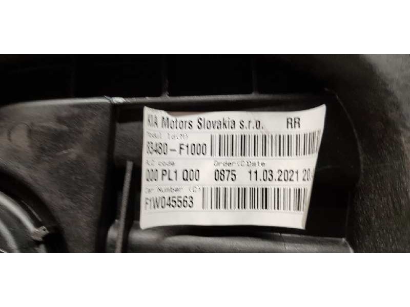 Recambio de elevalunas trasero derecho para kia sportage basic 2wd referencia OEM IAM 83481F1000 2 PINES 
