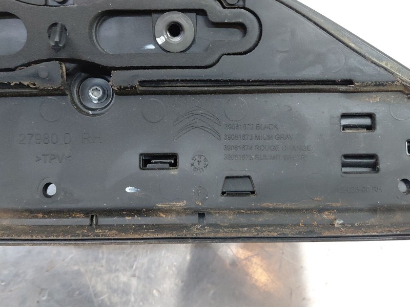 Recambio de barras techo para citroën c3 aircross puretech referencia OEM IAM YQ000496HQ YQ000497HQ 