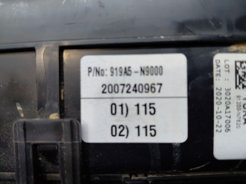 Recambio de caja reles / fusibles para hyundai tucson hybrid referencia OEM IAM 919A5N9000 91200N7620 