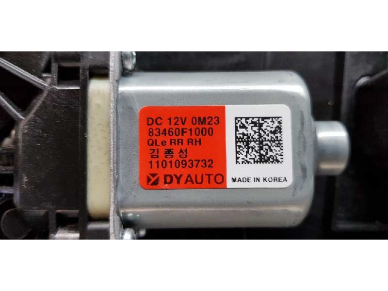 Recambio de elevalunas trasero derecho para kia sportage basic 2wd referencia OEM IAM 83481F1000 2 PINES 