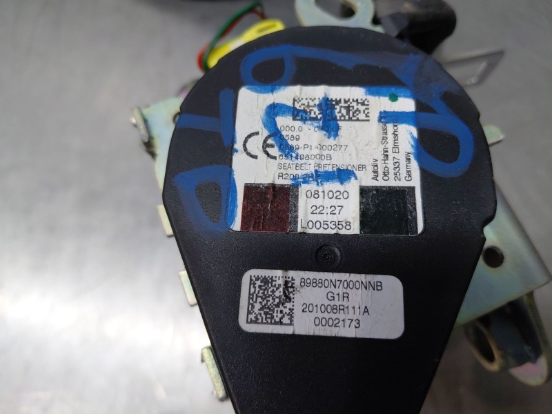 Recambio de cinturon seguridad trasero derecho para hyundai tucson hybrid referencia OEM IAM 89880N7000NNB  