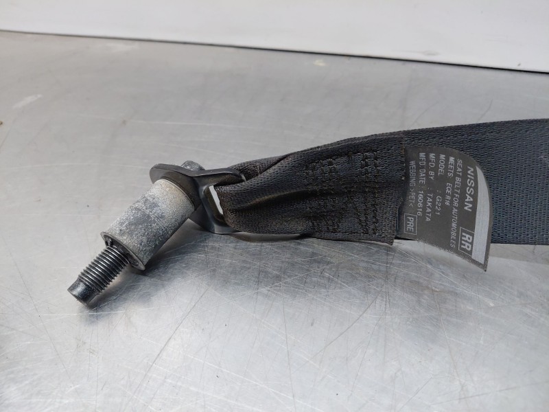 Recambio de cinturon seguridad trasero derecho para nissan navara pick-up (np300) 4x4 referencia OEM IAM 888844KJ0A  