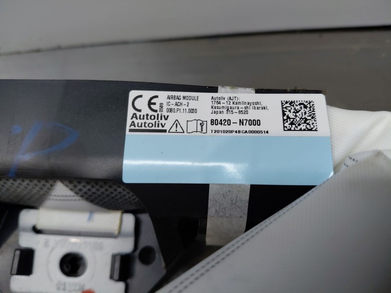 Recambio de airbag cortina delantero derecho para hyundai tucson hybrid referencia OEM IAM 80420N7000  