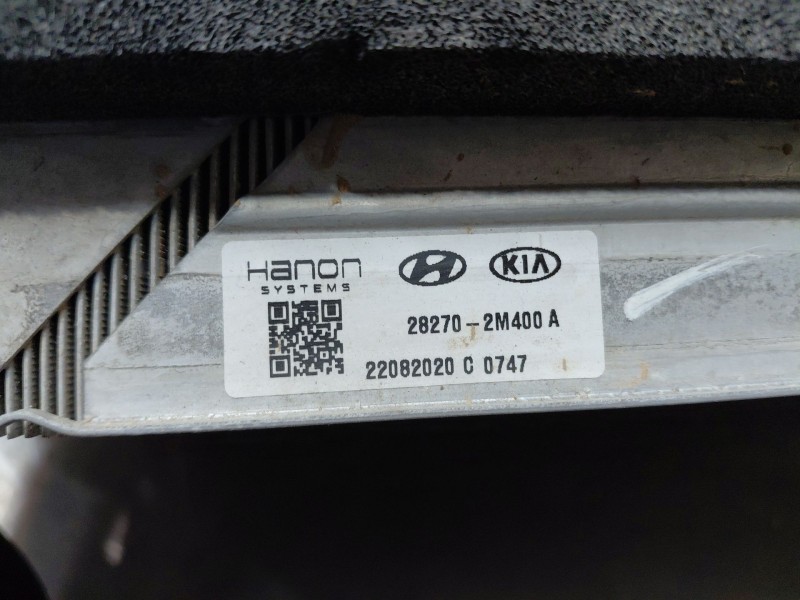 Recambio de intercooler para hyundai tucson hybrid referencia OEM IAM 282702M400  