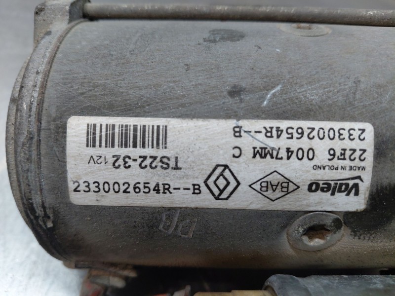 Recambio de motor arranque para nissan navara pick-up (np300) 4x4 referencia OEM IAM 233002654R  