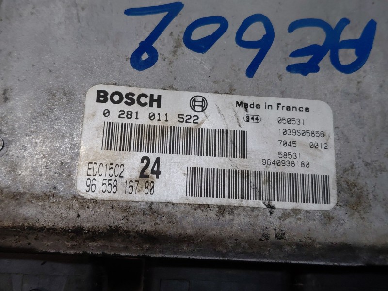 Recambio de centralita motor uce para fiat ulysse (179_) 2.2 jtd referencia OEM IAM 9655816780  
