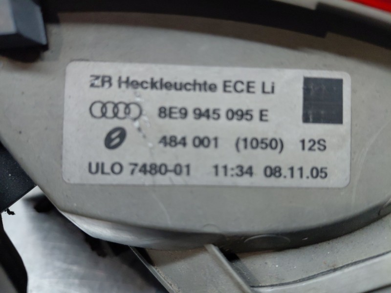 Recambio de piloto trasero izquierdo para audi a4 b7 avant (8ed) 2.0 tdi 16v referencia OEM IAM 8E9945095E  