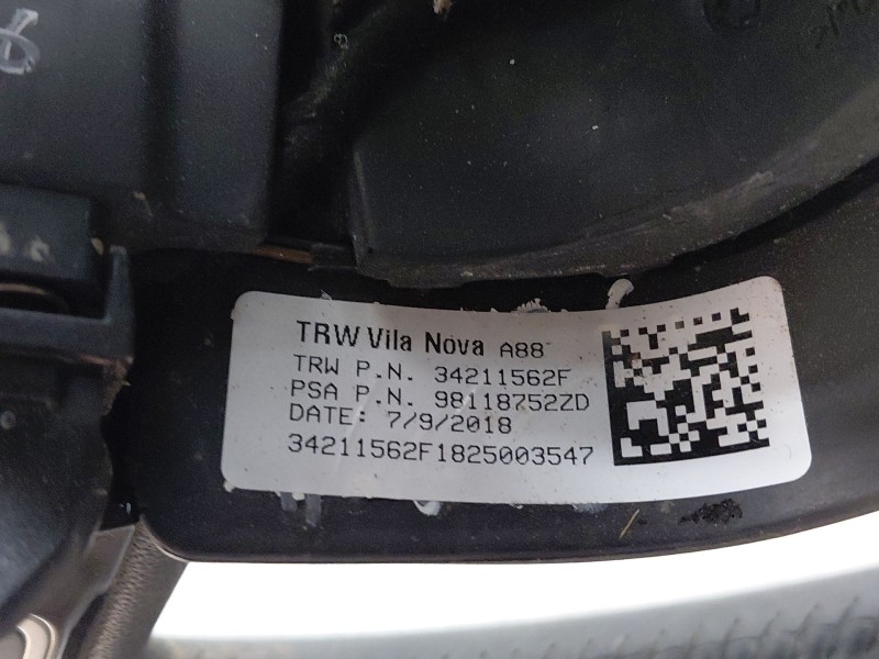 Recambio de volante para citroën c3 aircross puretech referencia OEM IAM 98118752ZD  