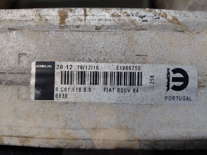 Recambio de intercooler para jeep renegade suv (bu, b1, bv) 2.0 crd 4x4 referencia OEM IAM   