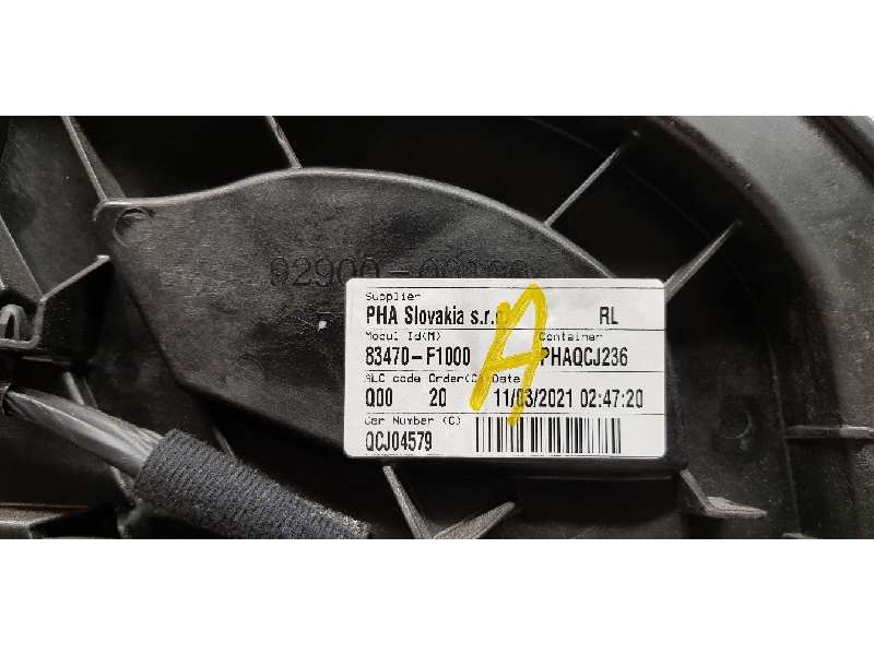 Recambio de elevalunas trasero izquierdo para kia sportage basic 2wd referencia OEM IAM 83471F1000  