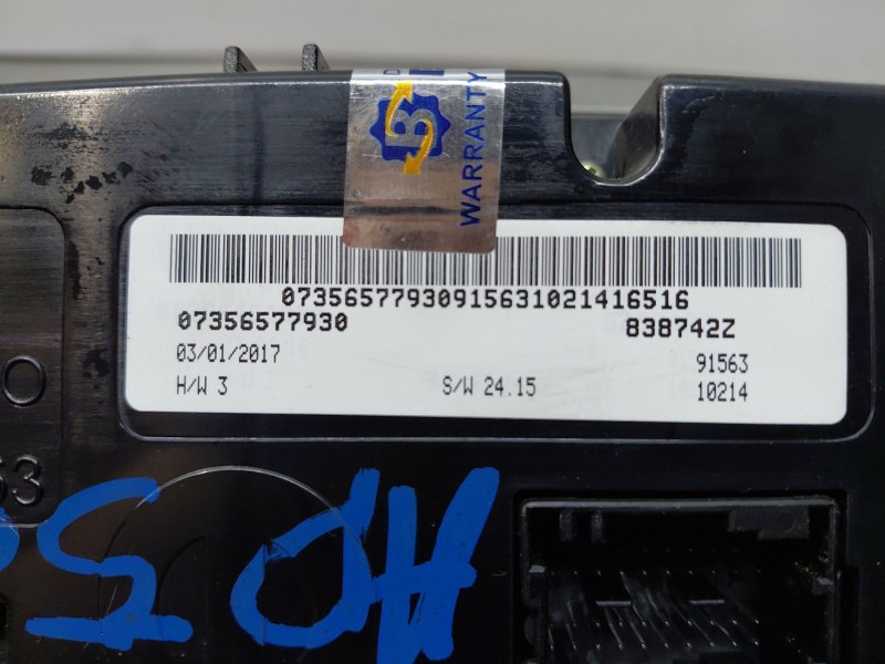 Recambio de mando climatizador para jeep renegade suv (bu, b1, bv) 2.0 crd 4x4 referencia OEM IAM   