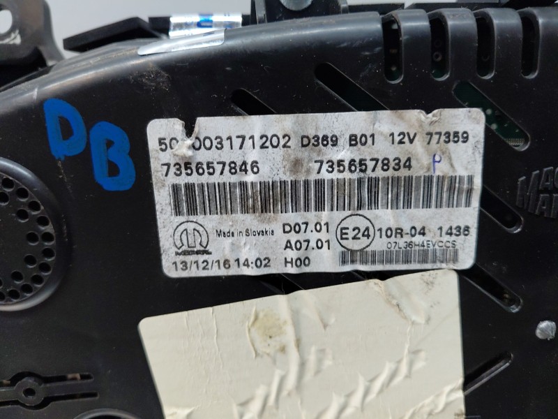 Recambio de cuadro instrumentos para jeep renegade suv (bu, b1, bv) 2.0 crd 4x4 referencia OEM IAM   