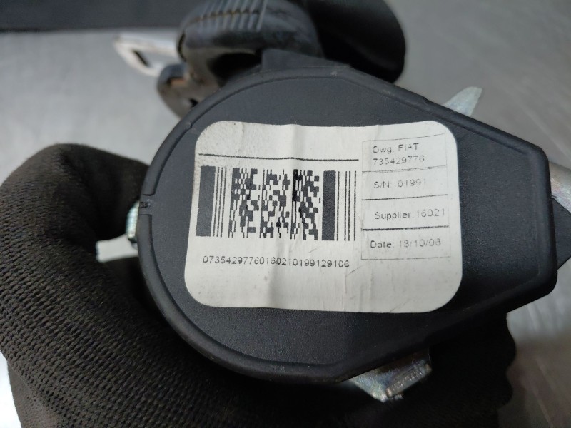 Recambio de cinturon seguridad delantero derecho para fiat ducato 250 multijet referencia OEM IAM 735429776  