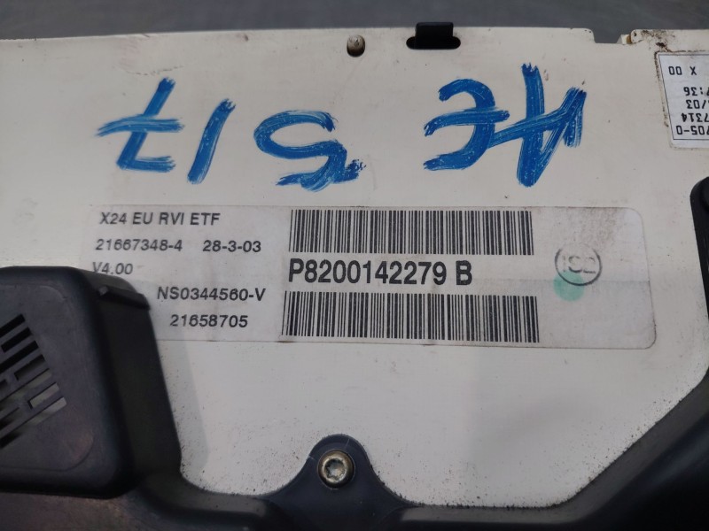 Recambio de cuadro instrumentos para renault mascott furgoneta (fh_) 110 referencia OEM IAM   