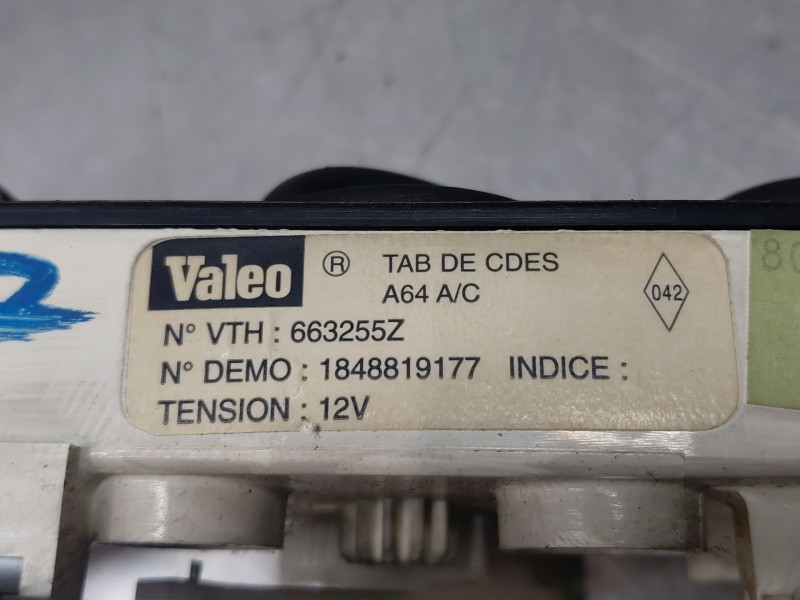 Recambio de mando calefaccion / aire acondicionado para renault mascott furgoneta (fh_) 110 referencia OEM IAM   
