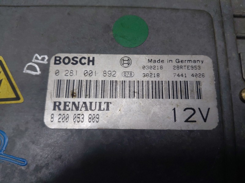 Recambio de centralita motor uce para renault mascott furgoneta (fh_) 110 referencia OEM IAM   