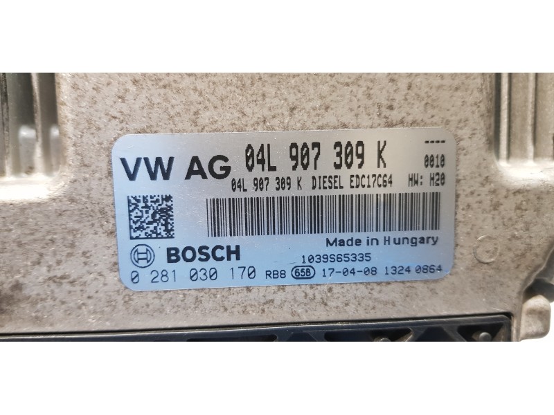 Recambio de centralita motor uce para volkswagen caddy furgón/kombi kombi referencia OEM IAM 04L907309K   Recambio de centralita motor uce para volkswagen caddy furgón/kombi kombi referencia OEM IAM 04L907309K