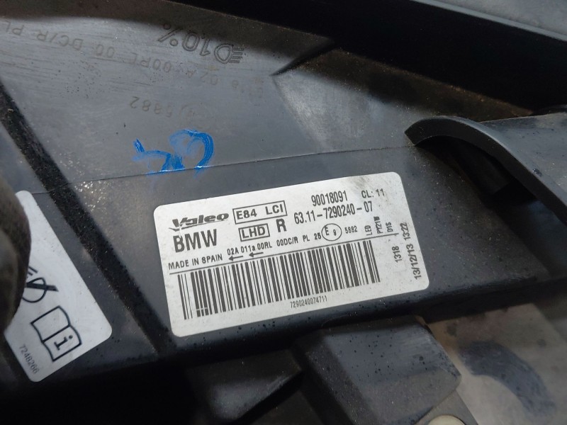 Recambio de faro derecho para bmw x1 (e84) sdrive 18 d referencia OEM IAM   