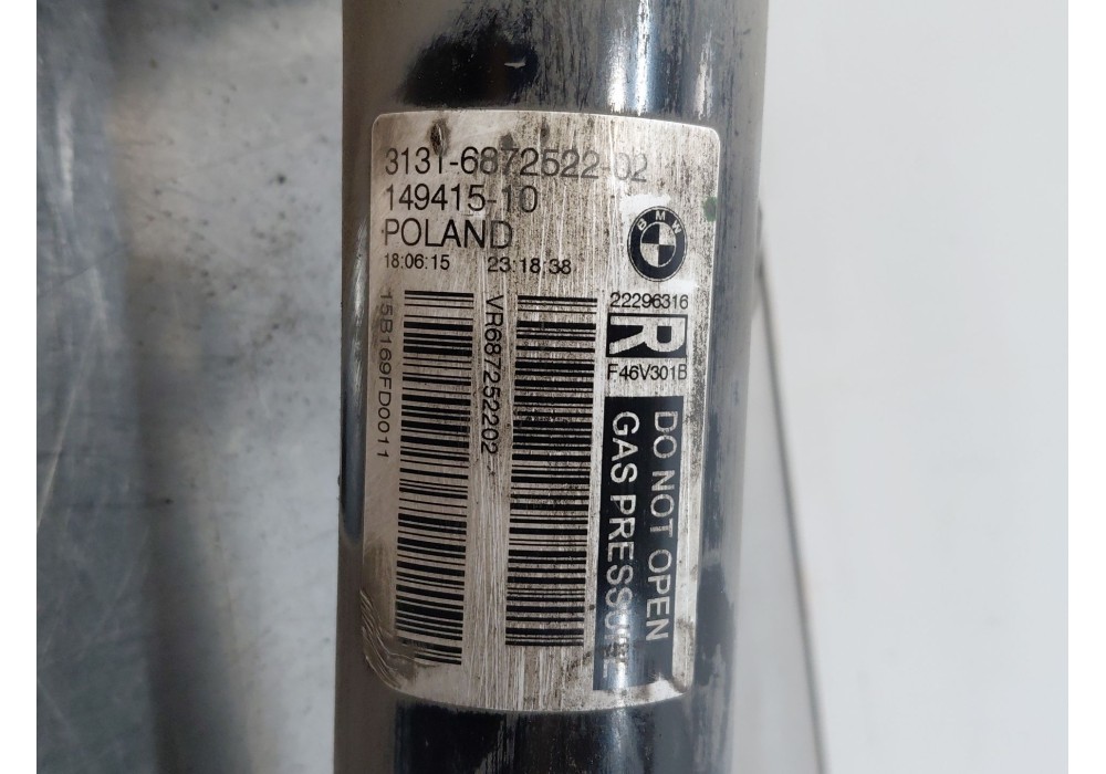 Recambio de amortiguador delantero derecho para bmw 2 gran tourer (f46) 218 d referencia OEM IAM 31316872522  