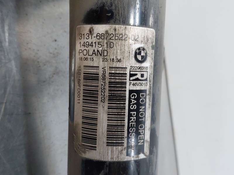 Recambio de amortiguador delantero derecho para bmw 2 gran tourer (f46) 218 d referencia OEM IAM 31316872522  