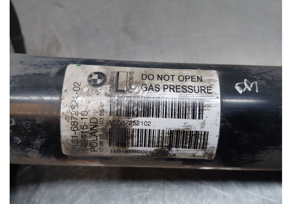 Recambio de amortiguador delantero izquierdo para bmw 2 gran tourer (f46) 218 d referencia OEM IAM 31316872521  