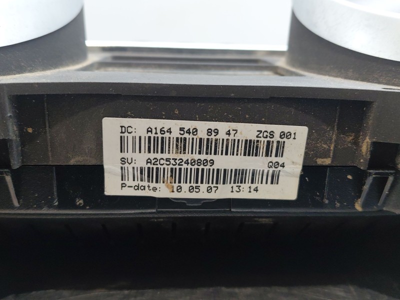 Recambio de cuadro instrumentos para mercedes-benz clase gl (x164) 4-matic referencia OEM IAM A1645408947  