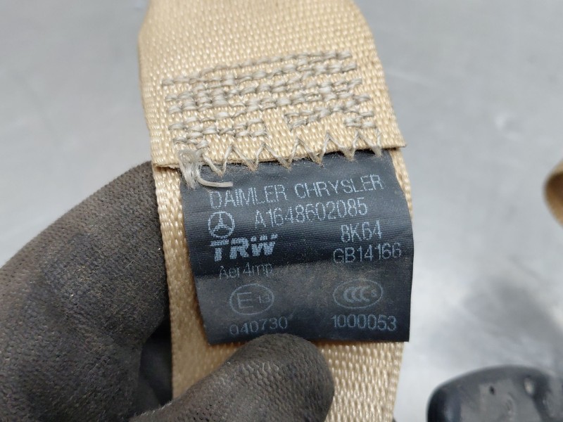 Recambio de cinturon seguridad trasero derecho para mercedes-benz clase gl (x164) 4-matic referencia OEM IAM A1648602085  
