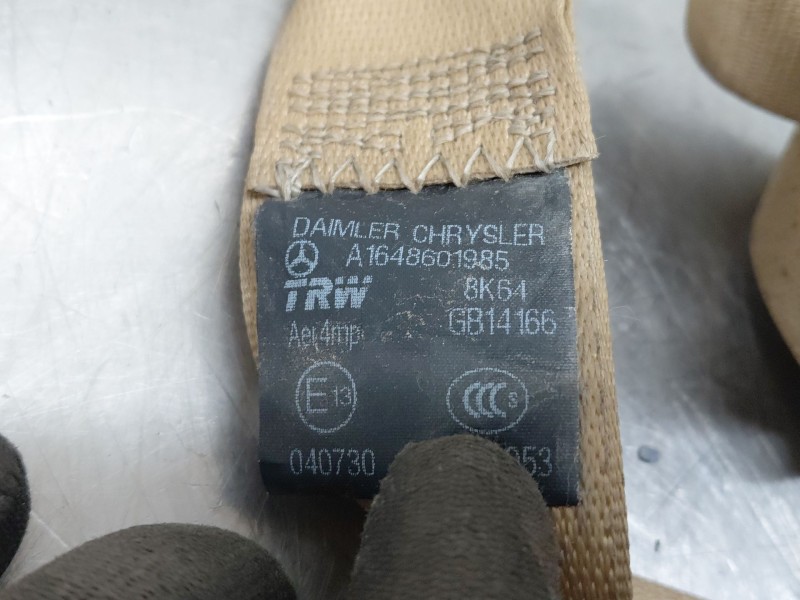 Recambio de cinturon seguridad trasero izquierdo para mercedes-benz clase gl (x164) 4-matic referencia OEM IAM A1648601985  