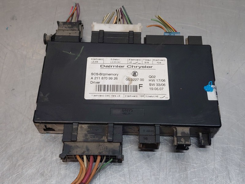 Recambio de modulo electronico para mercedes-benz clase gl (x164) 4-matic referencia OEM IAM A2118709926  