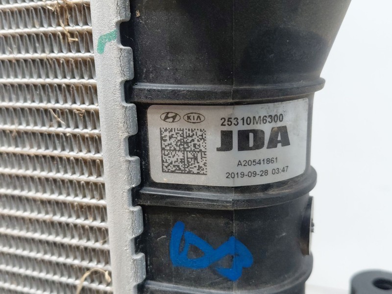 Recambio de radiador agua para kia xceed drive referencia OEM IAM   