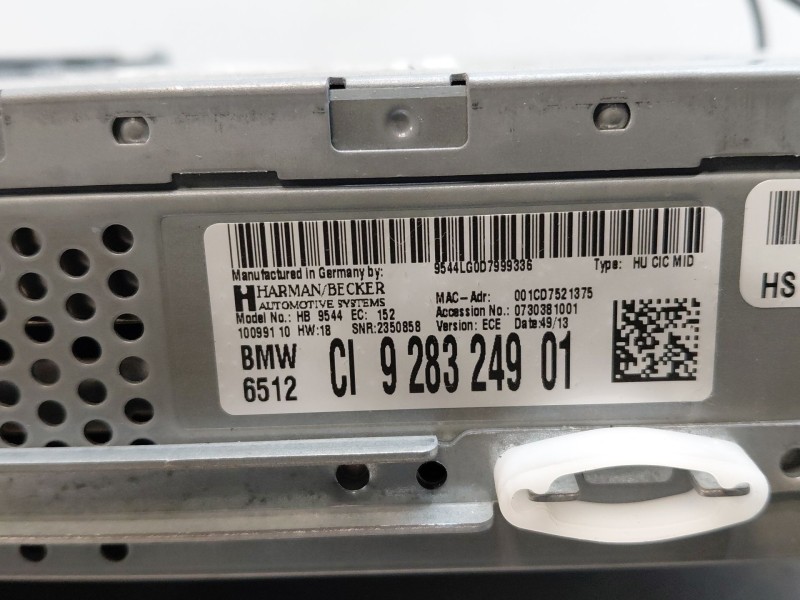 Recambio de sistema audio / radio cd para bmw x1 (e84) sdrive 18 d referencia OEM IAM   