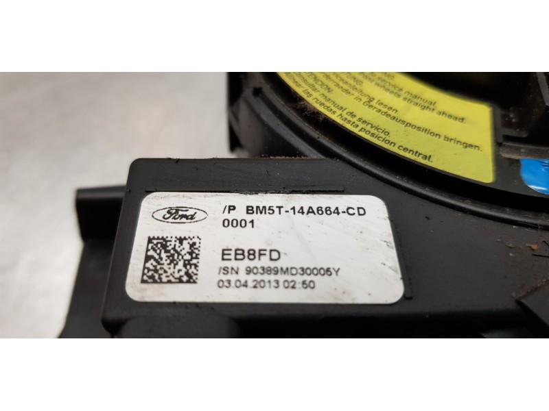 Recambio de anillo airbag para ford kuga (cbs) titanium referencia OEM IAM BM5T14A664CD   Recambio de anillo airbag para ford kuga (cbs) titanium referencia OEM IAM BM5T14A664CD