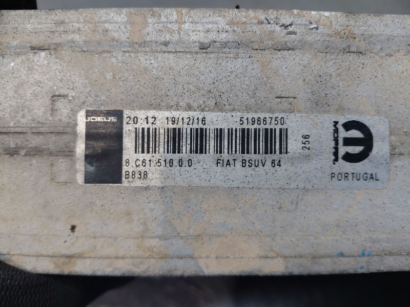 Recambio de intercooler para jeep renegade suv (bu, b1, bv) 2.0 crd 4x4 referencia OEM IAM 51966750  