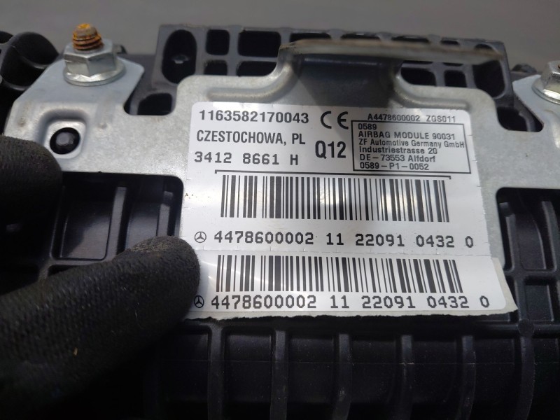 Recambio de kit airbag para mercedes-benz vito mixto (447) combi referencia OEM IAM A0008601402 A4478600002 
