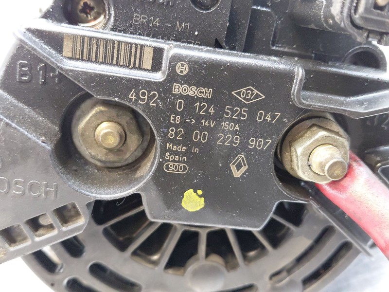 Recambio de alternador para renault laguna ii (bg0/1_) 1.9 dci (bg0e) referencia OEM IAM 8200229907  