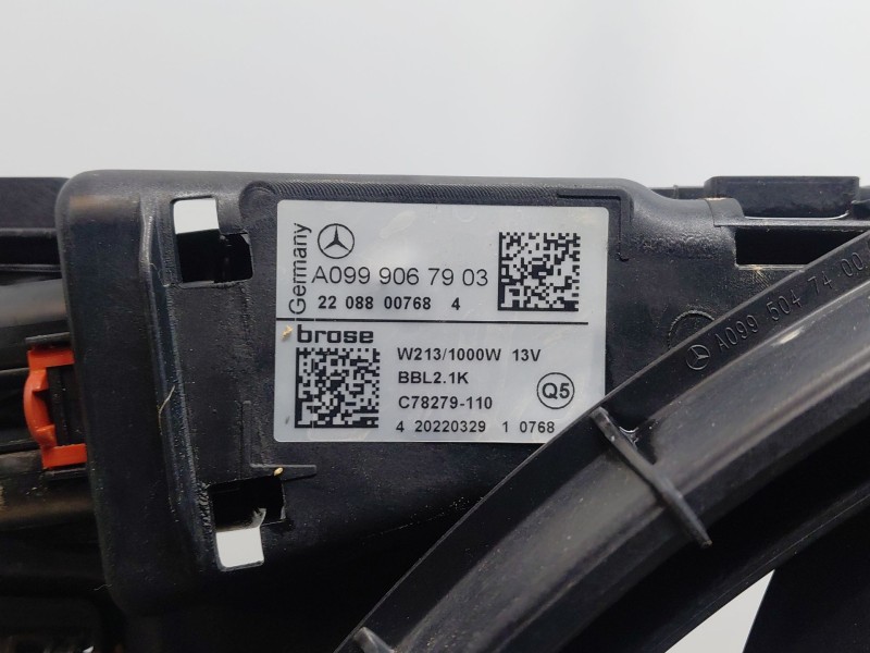 Recambio de electroventilador radiador aire acondicionado para mercedes-benz vito mixto (447) combi referencia OEM IAM   