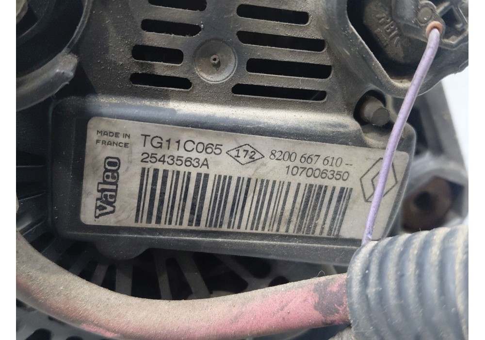 Recambio de alternador para renault grand scénic ii (jm0/1_) 1.9 dci (jm14) referencia OEM IAM   