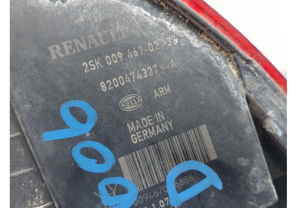 Recambio de piloto trasero derecho para renault grand scénic ii (jm0/1_) 1.9 dci (jm14) referencia OEM IAM   