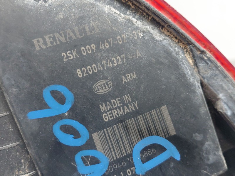 Recambio de piloto trasero derecho para renault grand scénic ii (jm0/1_) 1.9 dci (jm14) referencia OEM IAM   
