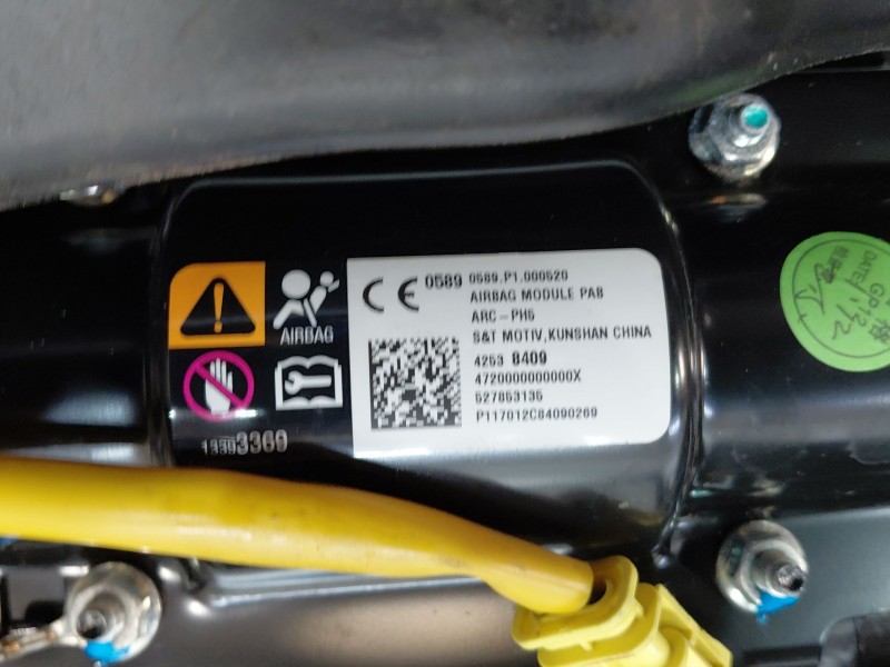 Recambio de kit airbag para opel mokka x selective referencia OEM IAM 42500808  