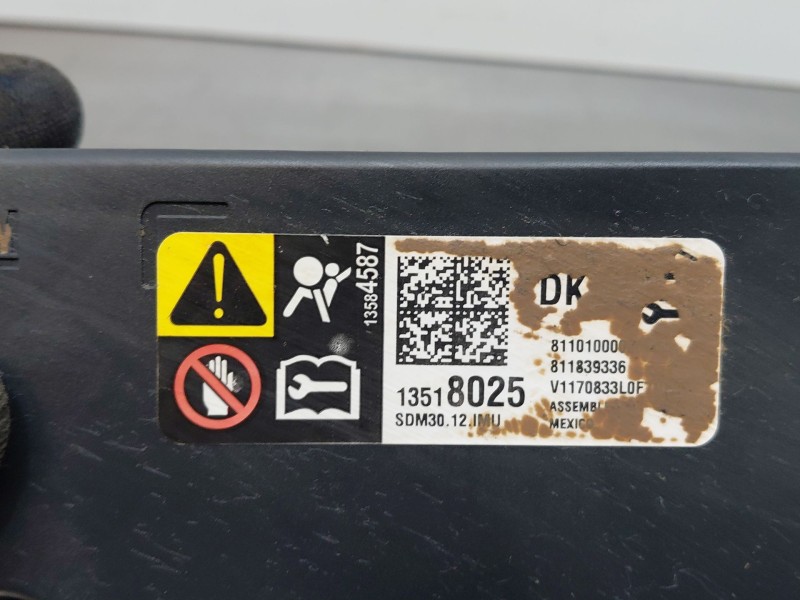 Recambio de kit airbag para opel mokka x selective referencia OEM IAM 42500808  