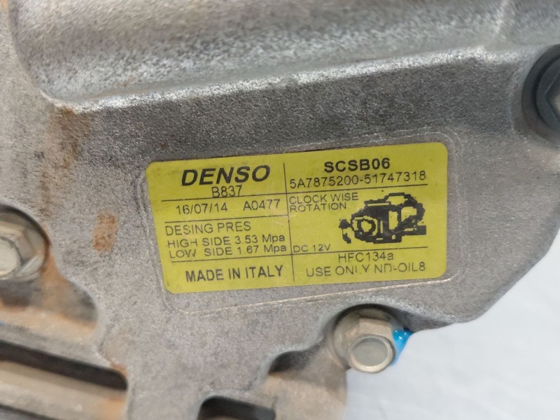 Recambio de compresor aire acondicionado para ford ka (ru8) 1.2 referencia OEM IAM 51747318  