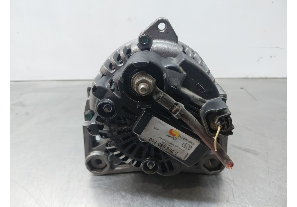Recambio de alternador para renault scénic ii (jm0/1_) 1.5 dci (jm1e, jm16) referencia OEM IAM 0986080710  