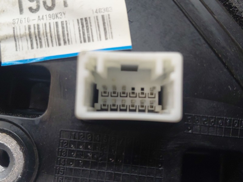 Recambio de retrovisor izquierdo para kia carens iv 1.7 crdi referencia OEM IAM 87610A4190  