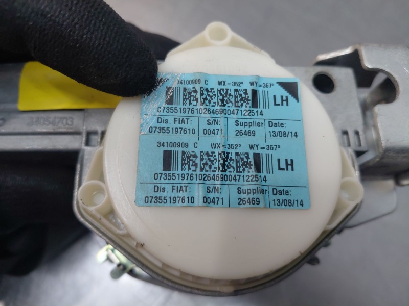 Recambio de cinturon seguridad delantero izquierdo para ford ka (ru8) 1.2 referencia OEM IAM 2315651 1563750 